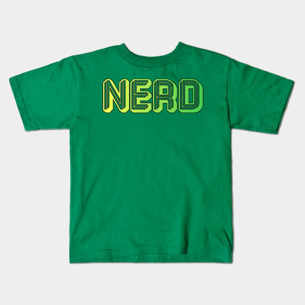 Nerd Funny Quote Kids T-Shirt by brooklynmpls